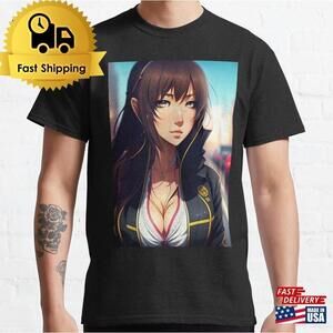 E Japanese Girl Japan Sexy Anime Kawaii Manga Fantasy T-shirt